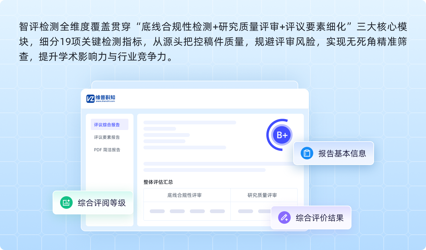 维普斟知智评检测